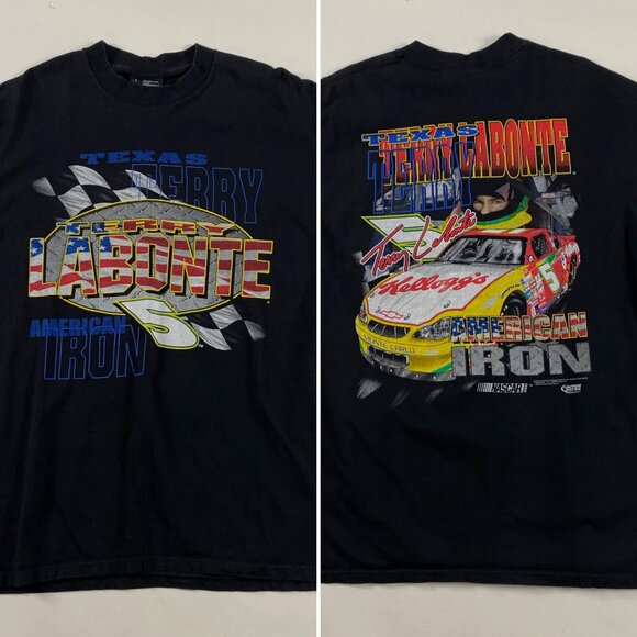 Chase Authentics Other - Vintage Y2K Texas Terry Labonte T Shirt Mens Large NASCAR American Iron Kelloggs